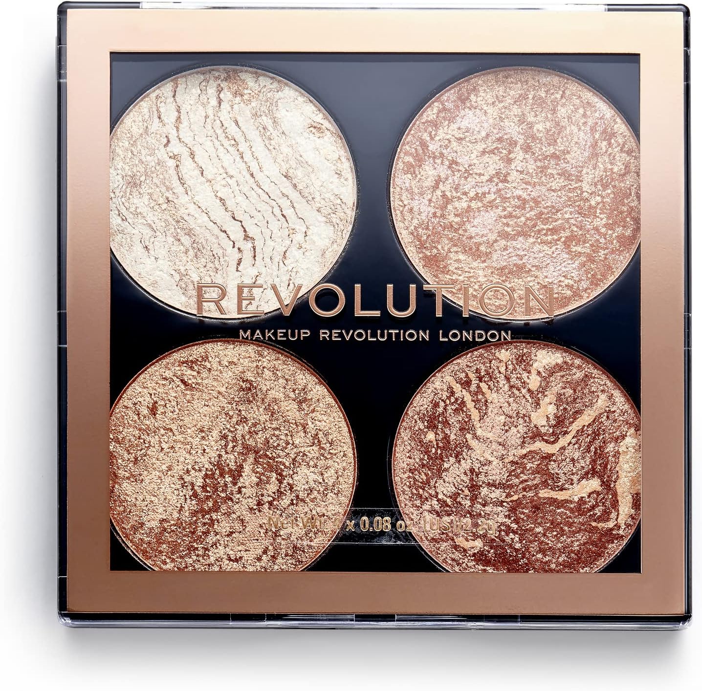 Makeup Revolution, Cheek Kit, Palette Visage,Don'T Hold Back, 4 Ombres, 8.8g