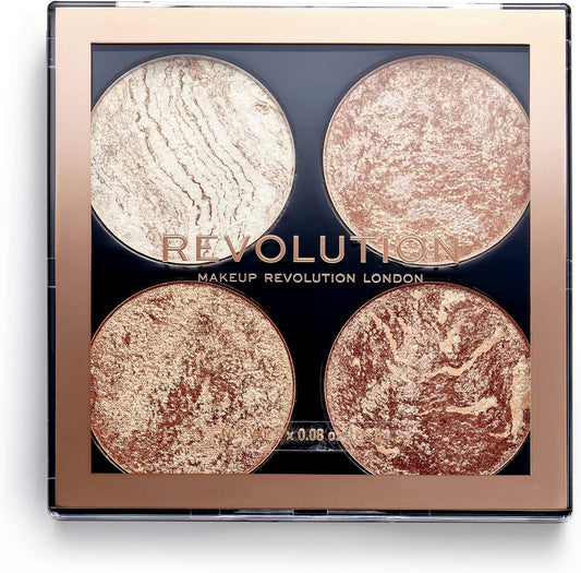 Makeup Revolution, Cheek Kit, Palette Visage,Don'T Hold Back, 4 Ombres, 8.8g