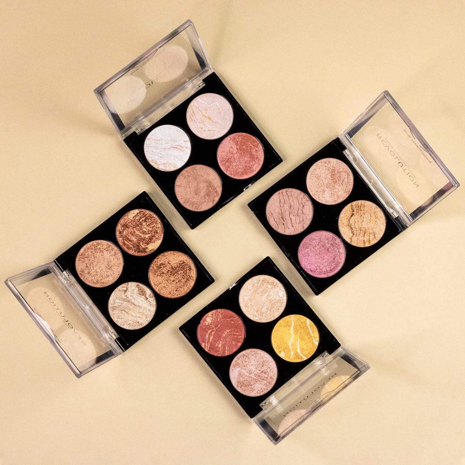 Makeup Revolution, Cheek Kit, Palette Visage,Don'T Hold Back, 4 Ombres, 8.8g